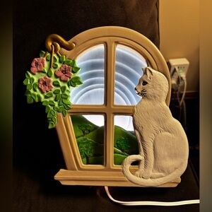 Cat Looking Out A Window✨VTG